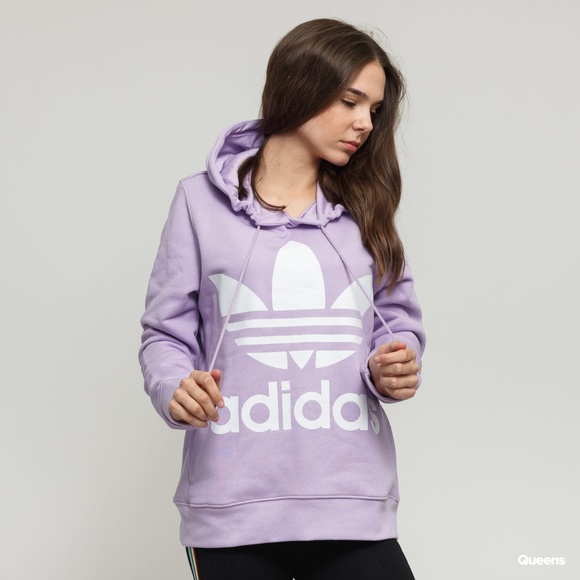 womens purple adidas hoodie